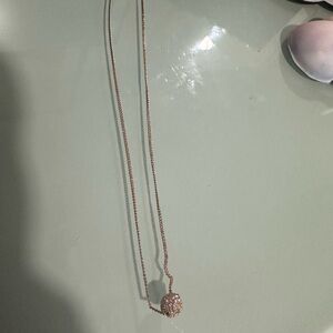Givenchy Rose Gold Pendant Necklace